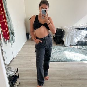 Black Carpenter Jeans